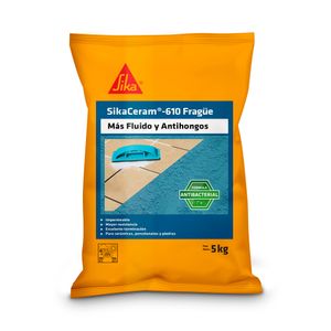 Fragüe Porcelanato y Cerámica Sikaceram Café Claro 5 Kg