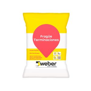 Fragüe Porcelanato y Cerámica Weber Marfil 5 Kg