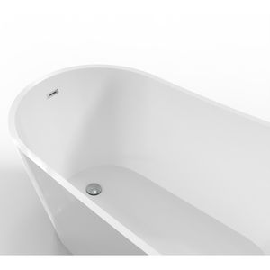 Tina Isla Allure-T Blanco Brillo  170x80x72 Cm