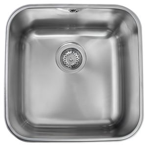 Lavaplatos Bajo Encimera Inoxidable Be 40.40-25 433x433 mm
