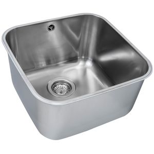 Lavaplatos Bajo Encimera Inoxidable Be 40.40-25 433x433 mm