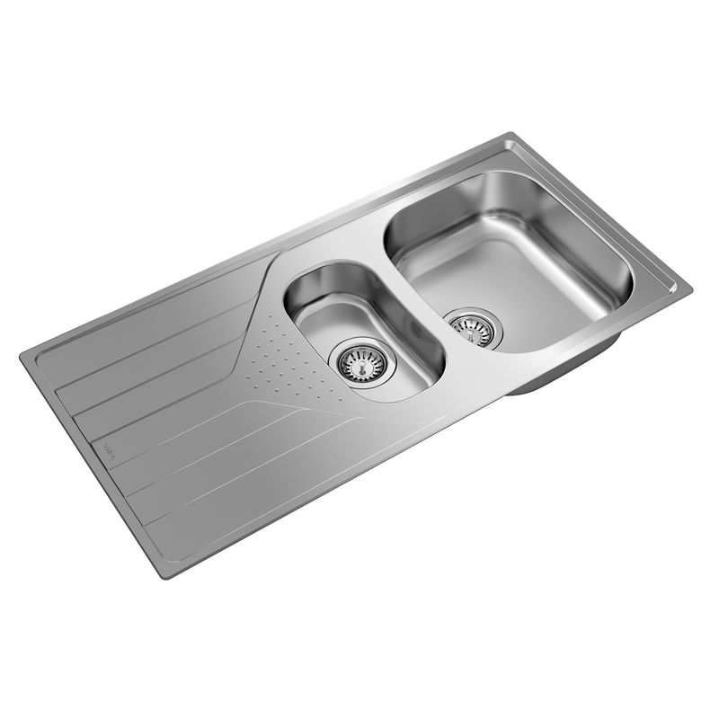Cocina-Lavaplatos-Empotrable-Inoxidable-60-T-Xp-1-1-2-C-1e-100x50-cm