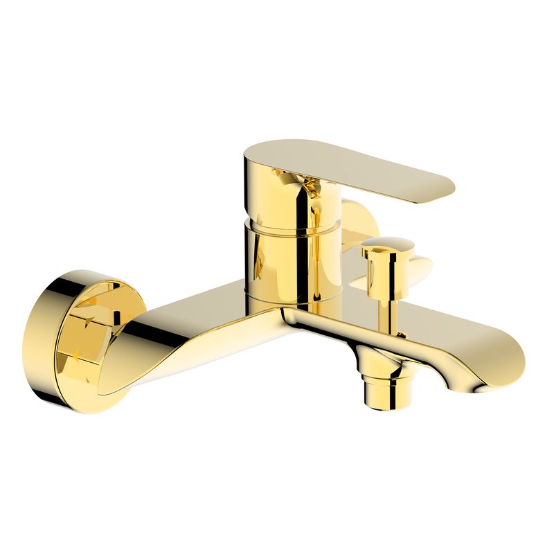 Baños-Monomando-Tina-Expuesto-Urban-Acabado-Dorado