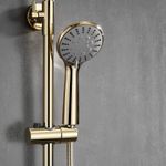 Baños-Griferia-Columna-de-Ducha-y-tina-Urban-Dorada