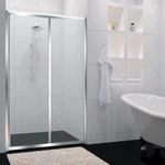 Baños-Mampara-Iris-Ducha-una-Corredera-un-Fijo-Reversible-Perfil-Cromado-1500x1950-mm