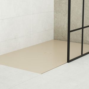 Receptáculo BetteFloor beige con soporte 1400x800x30 mm