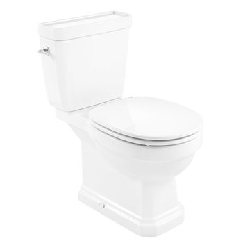 WC Descarga a Piso 21 cm Rimless Carmen Blanco 370x670x770 mm