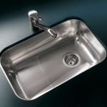 Cocina-Lavaplatos-Simple-Z52-18-Rectangular-Bajo-Cubierta-con-Rebalse-Cromado