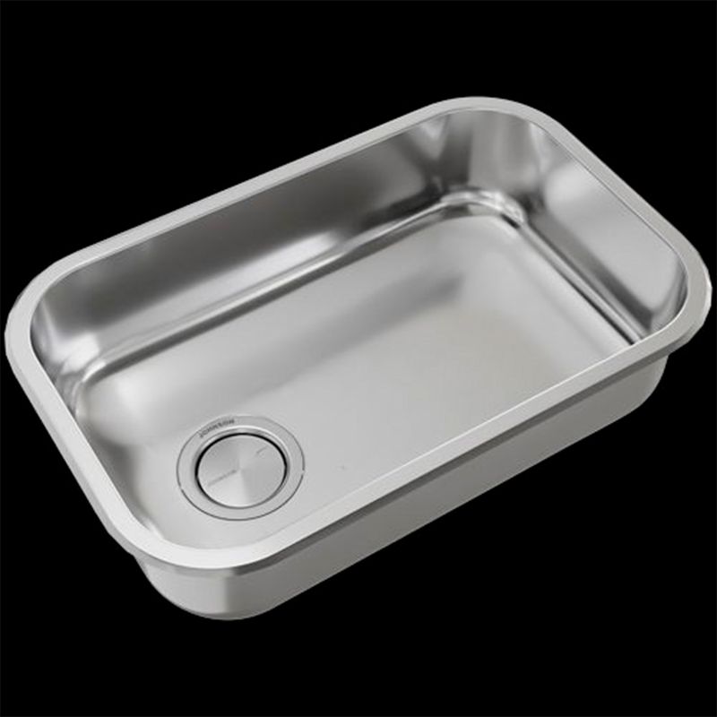 Cocina-Lavaplatos-Simple-Z52-18-Rectangular-Bajo-Cubierta-con-Rebalse-Cromado