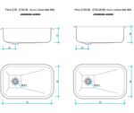 Cocina-Lavaplatos-Simple-Z52-18-Rectangular-Bajo-Cubierta-con-Rebalse-Cromado