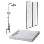 Baños-Mampara-Aura---Receptaculo-Zen---Griferia-Urban-Antique-Bronce