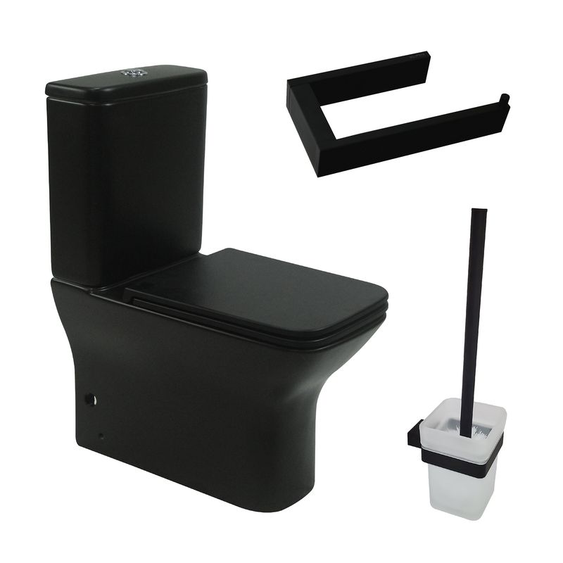 Baños-WC-Berlin-a-Piso-Negro-Mate---Accesorios-Kubika-Negro-Mate