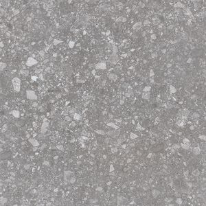 Porcelanato Terrazo Gris Oscuro Mate 60x60 cm