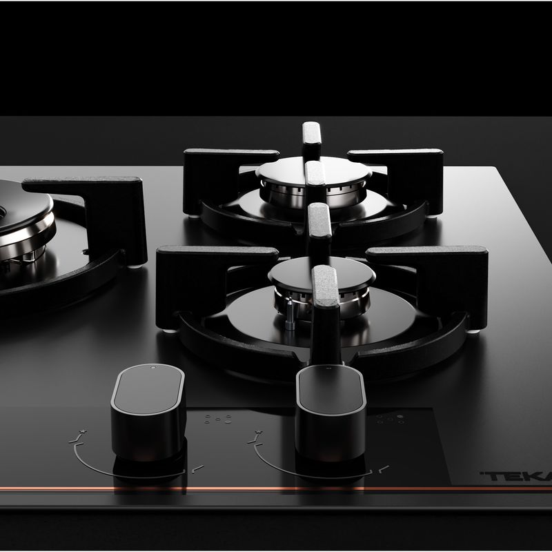 Cocina-Encimera-Cristal-Gas-Linea-Infinity-G1-Negro-Mate-70cm
