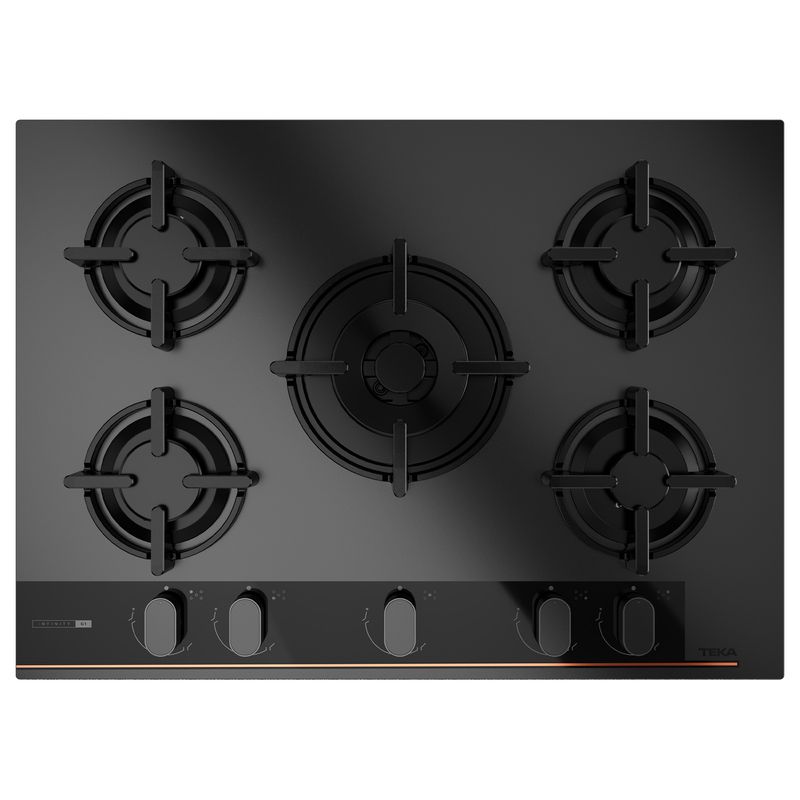 Cocina-Encimera-Cristal-Gas-Linea-Infinity-G1-Negro-Mate-70cm