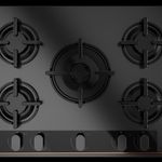 Cocina-Encimera-Cristal-Gas-Linea-Infinity-G1-Negro-Mate-70cm