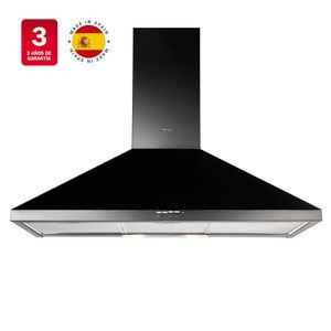 Campana Deco Piramidal DBB 90 Inox Negro