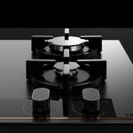 Cocina-Encimera-Cristal-Gas-Infinity-G1-Negro-Mate-60cm