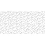 Pisos-y-Muros-Ceramica-Muro-Ice-Deco-Leaf-Blanco-Brillante-30x60-cm