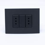 Complementos-de-Instalacion-Placa-Armada-S44-Carbon-Tomacorriente-Doble-10A-125x45-mm