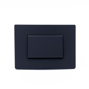 Placa Armada S33 Noir Mate Conmutador 9/24 Teclón 119x86 mm