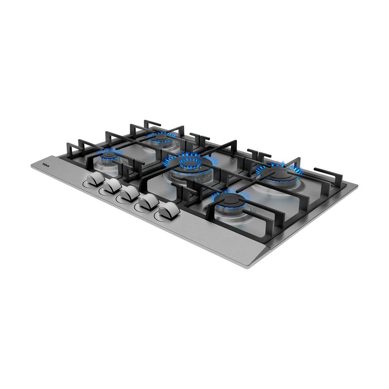 Cocina-Encimera-a-Gas-5-Quemadores-Inoxidable