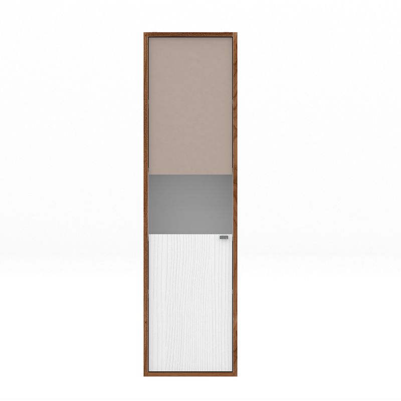 Baños-Mueble-Botiquin-Columna-Kyle-Color-Cafe-con-2-Puertas-Blanco-y-Gris-330x1200-mm