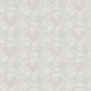 Cerámica Muro Metallo Blanco Graphic Mate 30x90 cm