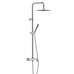 Baños-Columna-de-Ducha-Cuadrada-Stellar-Brushed