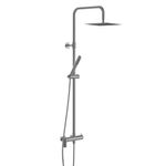 Baños-Columna-de-Ducha-Cuadrada-Stellar-Brushed