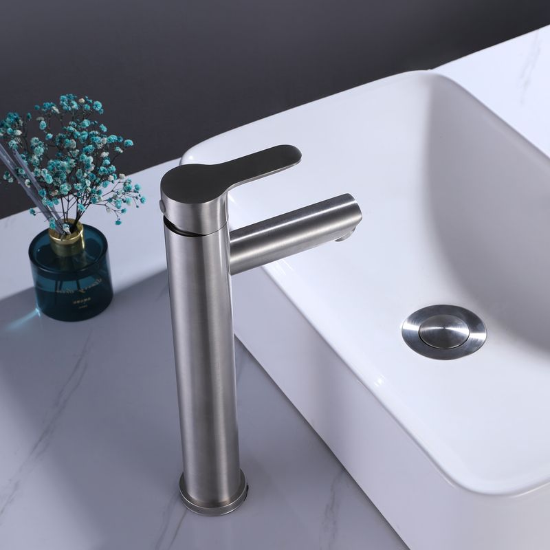 Baños-Griferia-Alta-para-Lavamanos-New-Home-Brushed