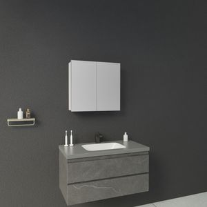 Mueble Botiquín blanco Idris 66x63x15 mm