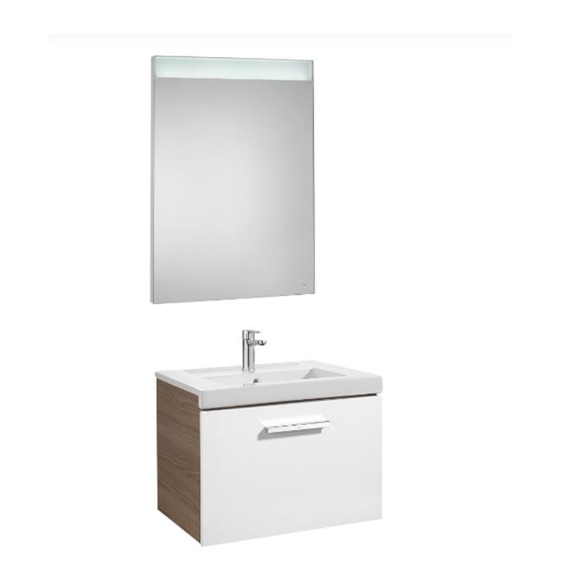 Baños-Mueble-de-Baño-Prisma-1-Cajon-Blanco-Fresno-600-mm-con-Lavamanos