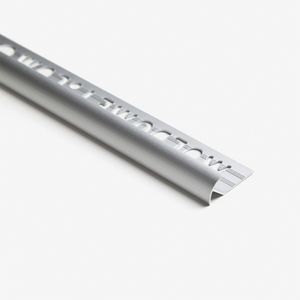 Perfil Guardacanto Aluminio Cromo A9060 Mate 12x2500 mm