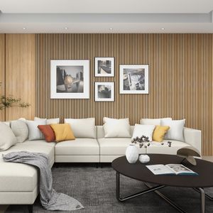 Panel Decorativo Intensity Acoustic Beige Natural 285x2400x21 mm