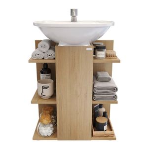 Mueble Repisa para Lavamanos de Pedestal Rovere 535x619x261 mm