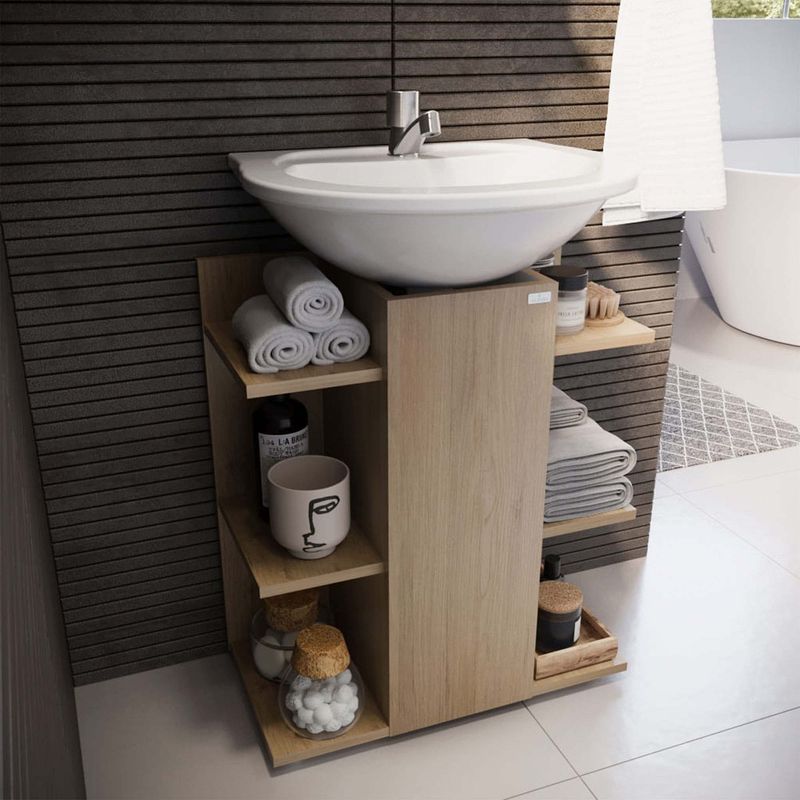 Baños-Mueble-de-Baño-City-Nutwood-con-Lavamanos-Derecho-Blanco-1200-mm