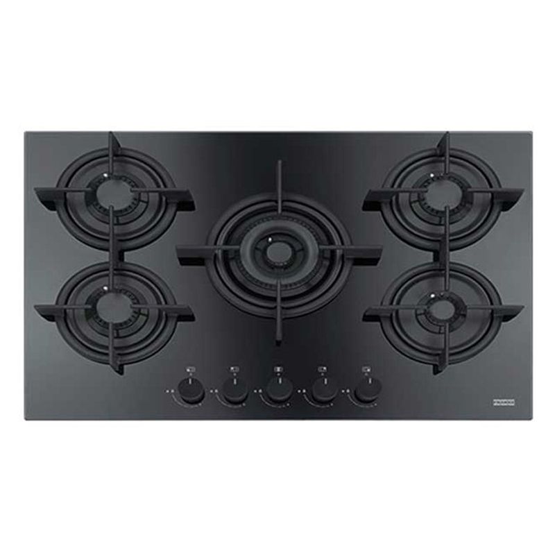 Cocina-Encimera-Gas-Mythos-755-4G-He-Negro