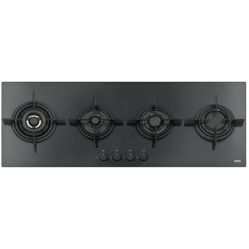 Cocina-Encimera-Gas-Mythos-1200-4G-He-Negro