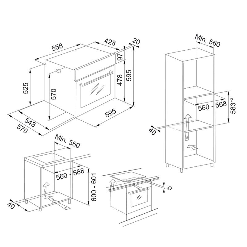 Cocina-Horno-Conveccion-Smart-86-Inox-71L