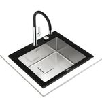 Cocina-Lavaplatos-Empotrable-Diamond-RS15-Stone-Gray
