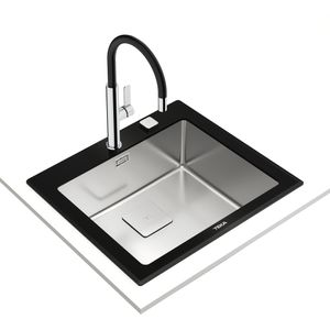 Lavaplatos Empotrable Diamond RS15 Negro