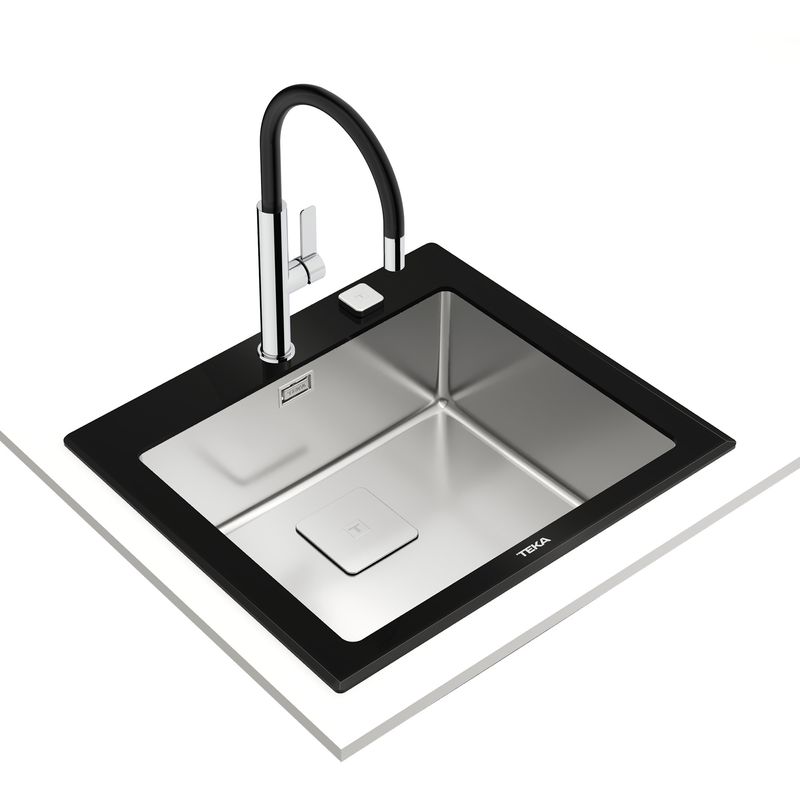 Cocina-Lavaplatos-Empotrable-Diamond-RS15-Stone-Gray