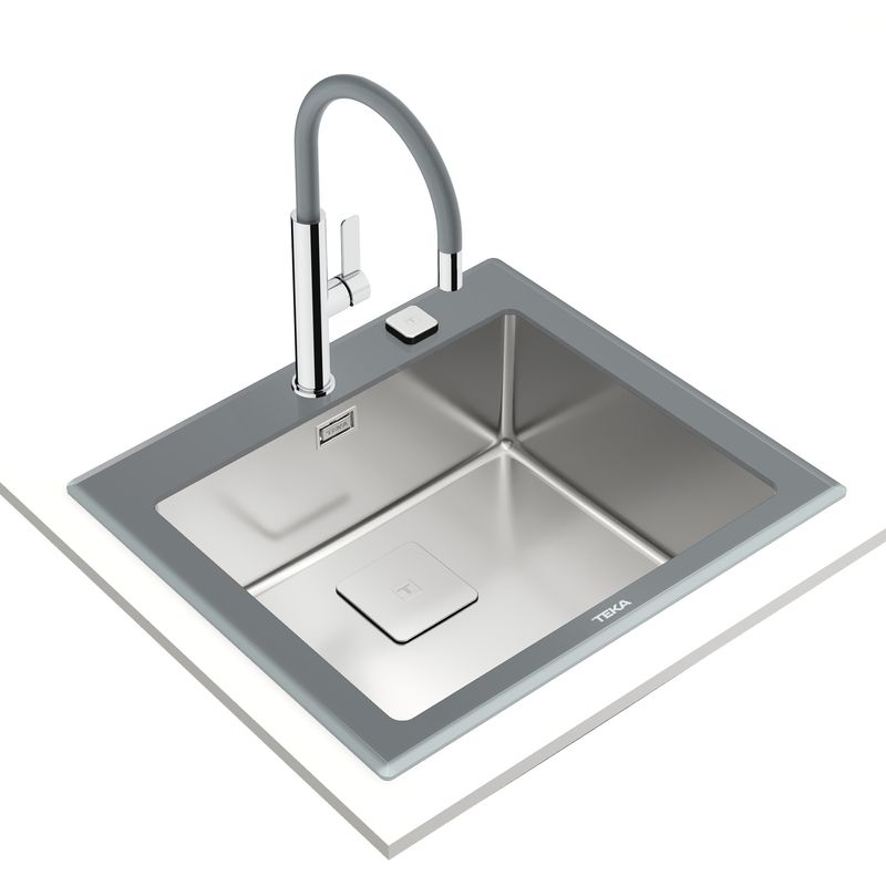 Cocina-Lavaplatos-Empotrable-Diamond-RS15-Stone-Gray