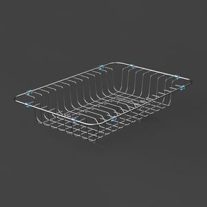 Cesta Escurridor de Platos Acero Inox 330x490x130 mm