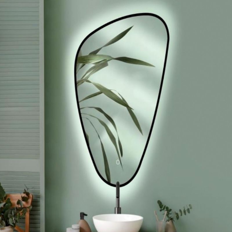 Baños-Espejo-Elena-Glow-Organico-65x100-cm-Luz-Led-y-Sensor-Touch-Negro
