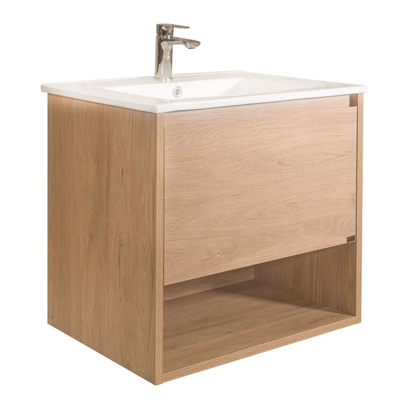 Baños-Mueble-de-Baño-Delfos-un-Cajon-y-Repisa-con-Lavamanos-Base-Light-Oak-600-mm
