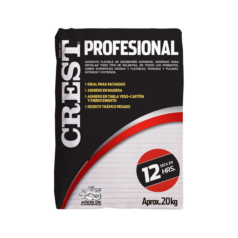 Instalacion-y-Repuestos-Adhesivo-Porcelanato-Gres-y-Ceramicas-Crest-Profesional-Gris-20-Kg