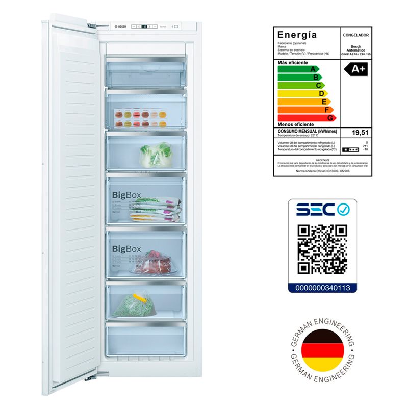 Cocina-Congelador-SER6-Paneable-Blanco-211-L