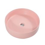 Baños-Lavamanos-de-Sobreponer-Dream-Pink-Redondo-sin-Rebalse-400x400x120-mm
